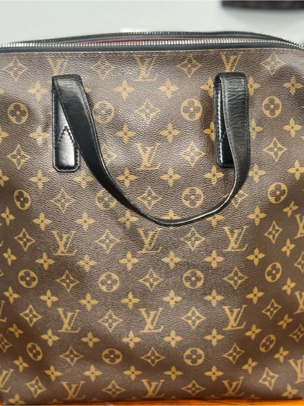 Authentic Louis Vuitton Monogram Canvas Men’s Handbag - Brown